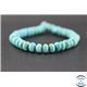 Perles en turquoise Kingman d'Arizona - Roues/7-8mm - Grade AB+