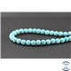 Perles en turquoise Kingman d'Arizona - Rondes/8mm - Grade AA