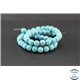 Perles en turquoise Kingman d'Arizona - Rondes/8mm - Grade AA