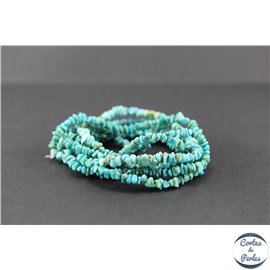 Perles en turquoise Kingman d'Arizona - Chips/5mm