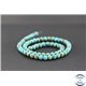 Perles en turquoise Kingman d'Arizona - Rondes/6mm- Grade A