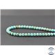 Perles en turquoise Kingman d'Arizona - Rondes/6mm- Grade A