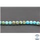 Perles en turquoise Kingman d'Arizona - Rondes/6mm- Grade A