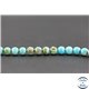 Perles en turquoise Kingman d'Arizona - Rondes/6mm- Grade A