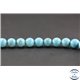 Perles semi précieuses en howlite turquoise - Rondes/8 mm