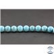 Perles semi précieuses en howlite turquoise - Rondes/8 mm