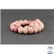 Perles semi précieuses en rhodonite - Ronde/10 mm - Grade A