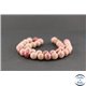 Perles semi précieuses en rhodonite - Ronde/10 mm - Grade A