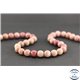 Perles semi précieuses en rhodonite - Ronde/10 mm - Grade A