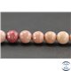 Perles semi précieuses en rhodonite - Ronde/10 mm - Grade A