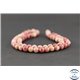 Perles semi précieuses en rhodonite - Ronde/6 mm - Grade A