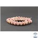 Perles semi précieuses en rhodonite - Rondes/8mm