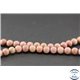 Perles semi précieuses en rhodonite - Rondes/8mm