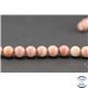 Perles semi précieuses en rhodonite - Rondes/8mm