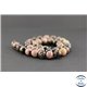 Perles semi précieuses en rhodonite - Ronde/10 mm