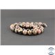 Perles semi précieuses en rhodonite - Ronde/10 mm
