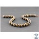 Perles semi précieuses en bronzite - Ronde/6 mm