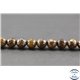 Perles semi précieuses en bronzite - Ronde/6 mm