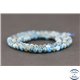 Perles en apatite de Madagascar - Rondes/4mm - Grade AB