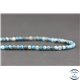Perles en apatite de Madagascar - Rondes/4mm - Grade AB