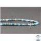 Perles en apatite de Madagascar - Rondes/4mm - Grade AB