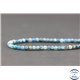 Perles en apatite de Madagascar - Rondes/4mm - Grade AB