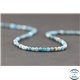 Perles en apatite de Madagascar - Rondes/4mm - Grade AB