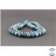 Perles en apatite de Madagascar - Rondes/8mm - Grade AB