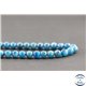 Perles en apatite de Madagascar - Rondes/6mm - Grade AA