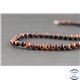 Perles en oeil de tigre maroon - Rondes/6mm