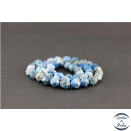 Perles en apatite de Madagascar - Pépites/8mm