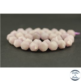 Perles semi précieuses en kunzite - Pépite/10 mm