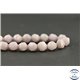 Perles semi précieuses en kunzite - Pépite/10 mm