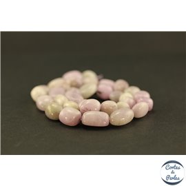 Perles semi précieuses en kunzite - Nuggets/12 mm