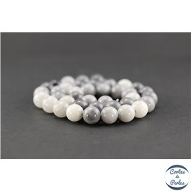 Perles en oeil d'aigle - Rondes/10mm - Grade AB