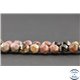 Perles semi précieuses en rhodonite - Pépite/8 mm