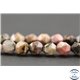 Perles semi précieuses en rhodonite - Pépite/8 mm