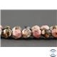 Perles semi précieuses en rhodonite - Pépite/8 mm