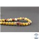 Perles semi précieuses en mookaite - Ronde/6 mm