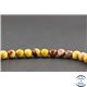 Perles semi précieuses en mookaite - Ronde/6 mm