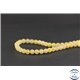 Perles semi précieuses en aventurine jaune - Ronde/6 mm