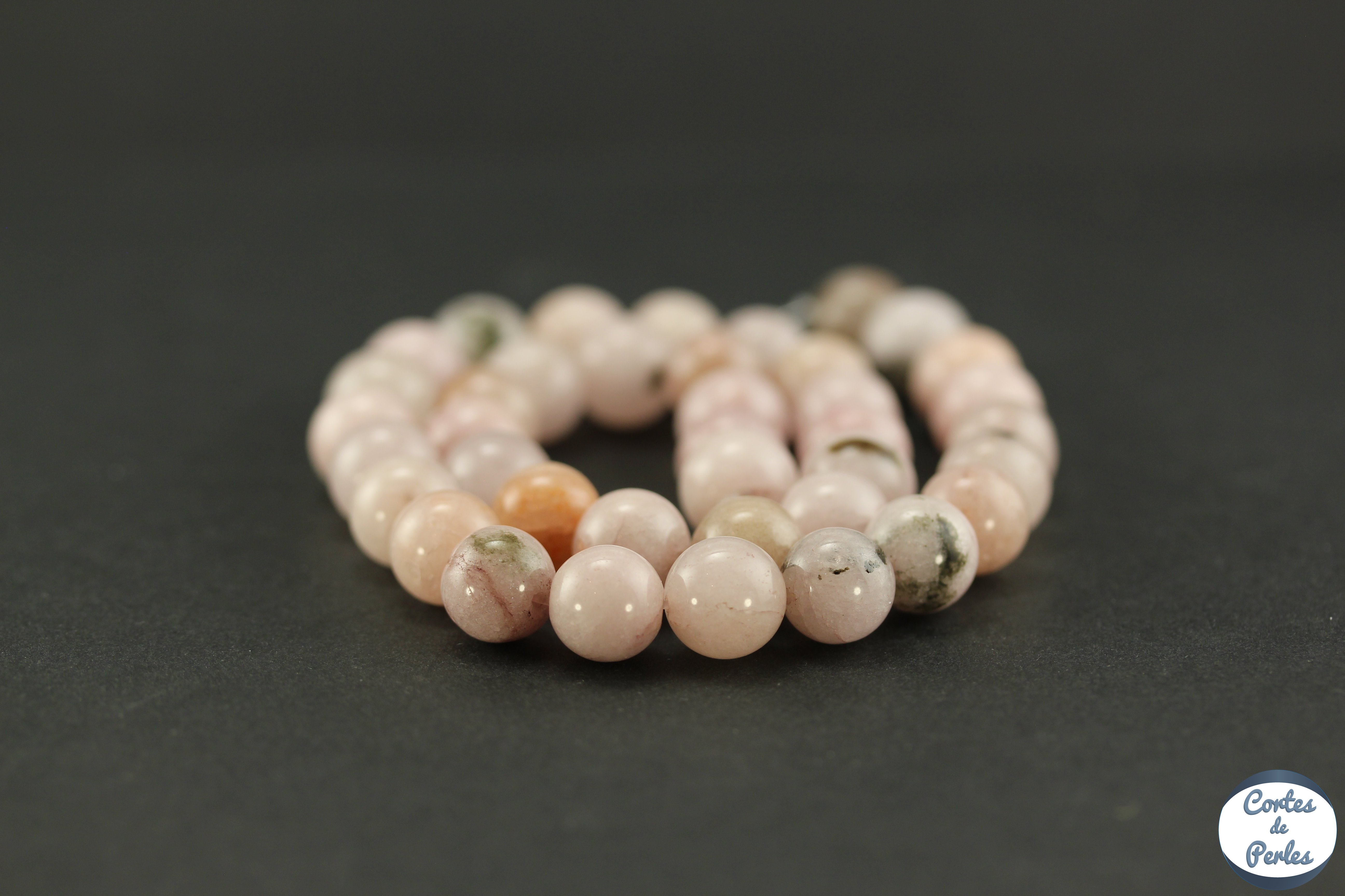 10 Perles Facettées Bohème 10 Mm - Rose Antique Preciosa - Neuf, Fabriqué En France