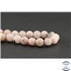 Perles semi précieuses en jaspe rose - Ronde/10,5 mm