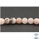Perles semi précieuses en jaspe rose - Ronde/10,5 mm