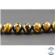 Perles semi précieuses en oeil de tigre - Ronde/16 mm - Grade AB+