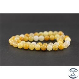 Perles en aventurine jaune - Rondes/8mm