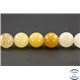 Perles semi précieuses en aventurine jaune - Ronde/8 mm