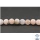Perles semi précieuses en jaspe rose - Ronde/8,5 mm