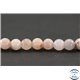 Perles semi précieuses en jaspe rose - Ronde/8,5 mm