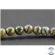 Perles semi précieuses en jaspe crocodile - Ronde/6 mm